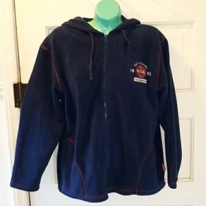 Coca Cola med fleece zipper hoodie jacket